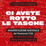 MOBILITAZIONE SINDACATO PENSIONATI CGIL