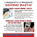 I PENSIONATI E LE PENSIONATE DICONO BASTA!